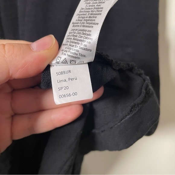 NATION LTD LARKIN A-LINE MINI DRESS IN JET BLACK - Picture 11 of 11